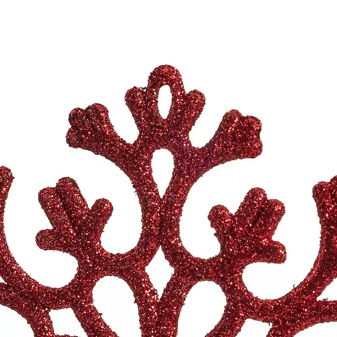 Adornos del árbol de Navidad surtido - Rojo, Plástico, 1 ud. - Primer plano