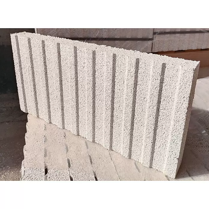 BHS Cataluña Pavimento plaqueta ranurada - 50 x 24,5 cm, Gris - Foto ambiente