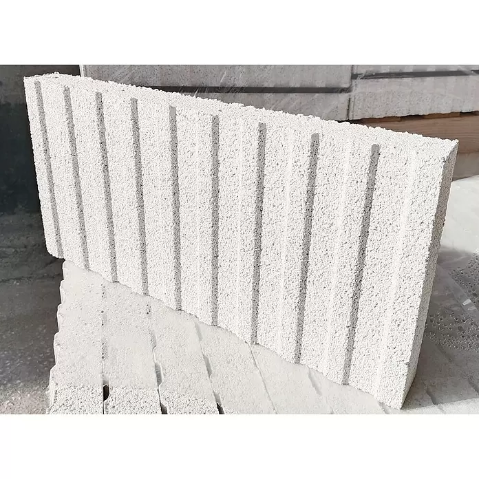 BHS Cataluña Pavimento plaqueta ranurada - 50 x 24,5 cm, Blanco - Foto ambiente