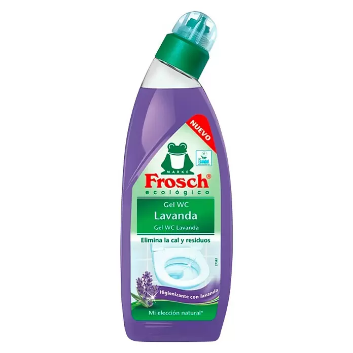 Frosch Gel de limpieza eco WC Lavanda - 750 ml, Botella - Vista frontal