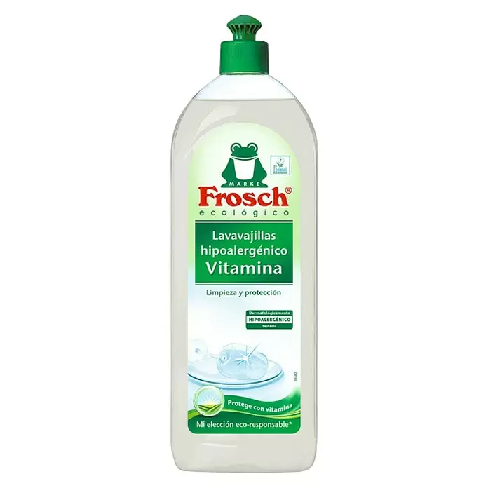 Frosch Limpiador lavavajillas eco Hipoalergénico - 750 ml, Botella - Vista frontal