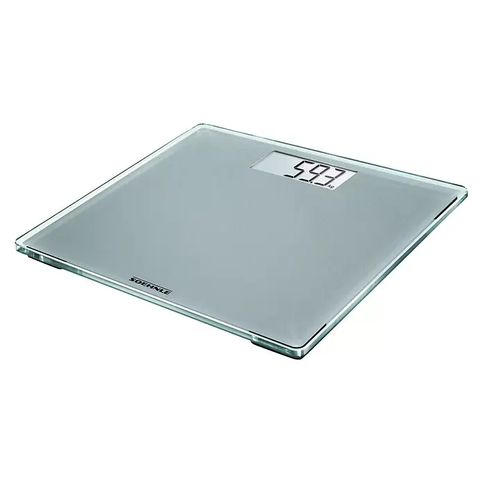 Báscula digital Style Sense Compact 300 - Digital, Carga soportada: 180 kg, Plata - Vista angular