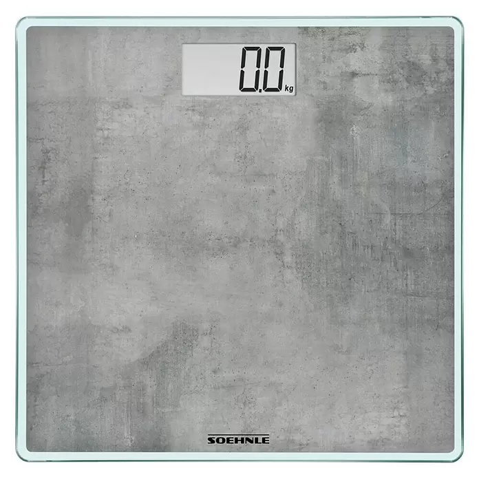 Báscula digital Style Sense Compact 300 - Digital, Carga soportada: 180 kg, Gris hormigón - Vista frontal