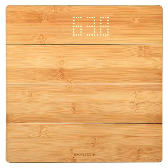 Báscula digital Style Sense Bamboo Magic - Digital, Carga soportada: 180 kg - Vista frontal