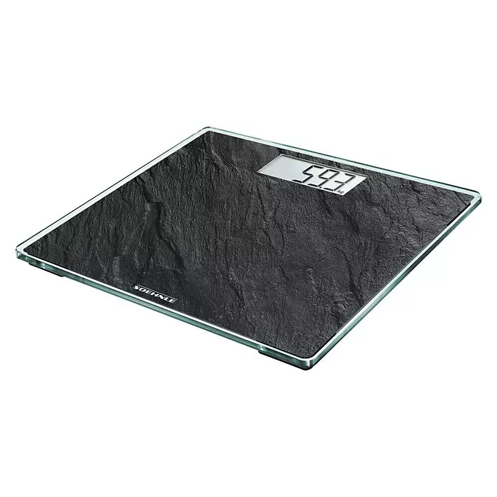 Báscula digital Style Sense Compact 300 - Digital, Carga soportada: 180 kg, Negro pizarra - Vista angular