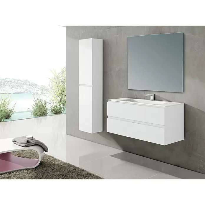 Camargue Mueble de lavabo Módena - 45 x 80 x 50 cm, Blanco - Foto ambiente