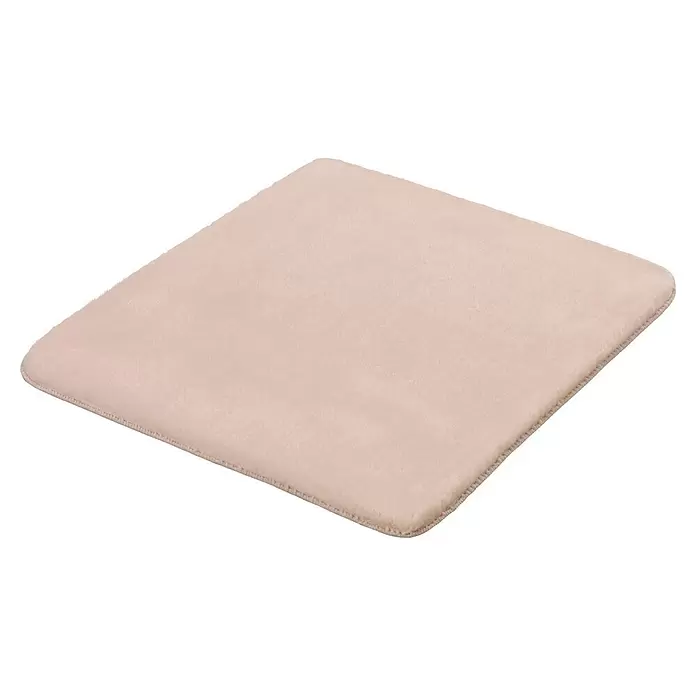 Badteppich Cony - 55 x 65 cm, Rose, 100% Polyester - Diagonale Ansicht