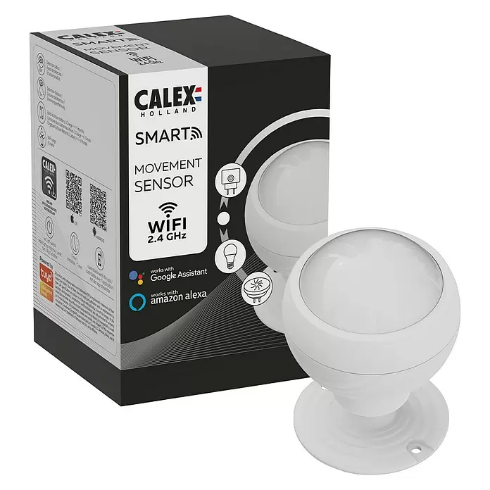 Calex Bewegingsmelder Smart - Wit - Diagonaal zicht