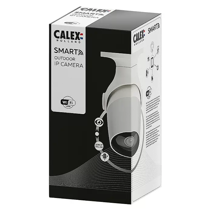 Calex Smart IP-buitencamera - Wit - Verpakking