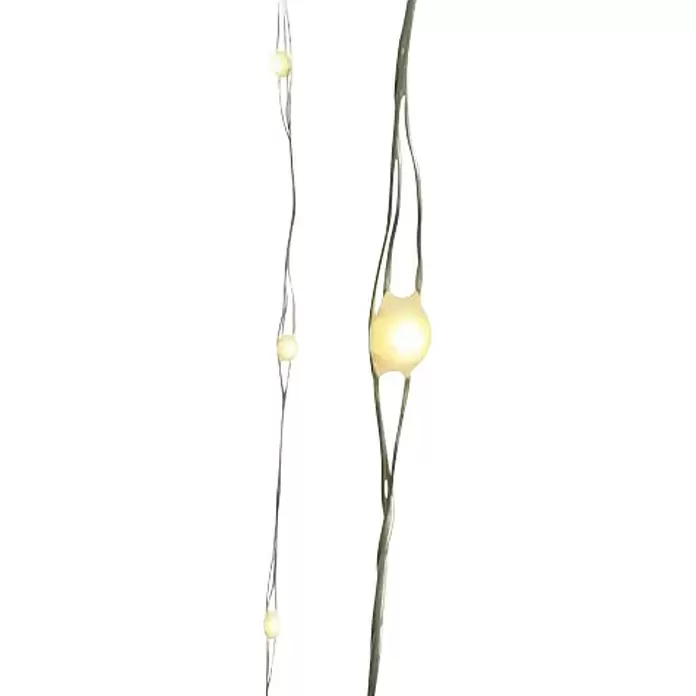 Guirnalda luminosa LED Int - Para interior, 495 cm, 100 luces, Color de luz: Blanco cálido - Primer plano