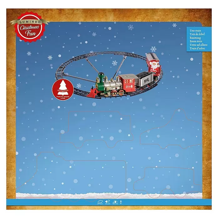 Elemento decorativo Tren LED - Colores surtidos, Plástico, 1 ud. - Embalaje del producto