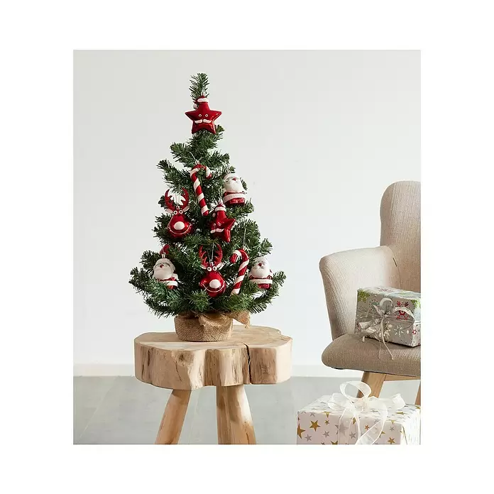Bolas de Navidad mini - Altura: 60 cm, Rojo - Foto ambiente