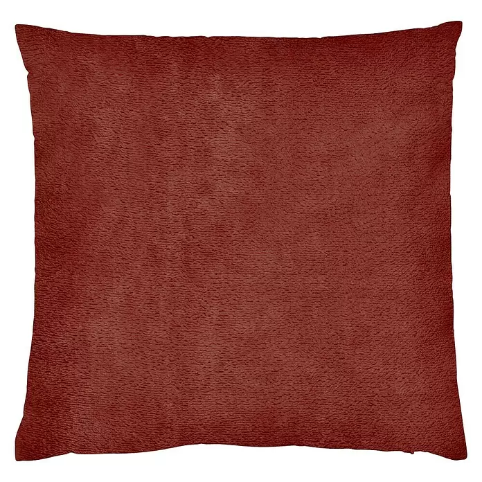 Kissen Marmaris - Henna Brown, 45 x 45 cm, 100 % Polyester - Vorderansicht