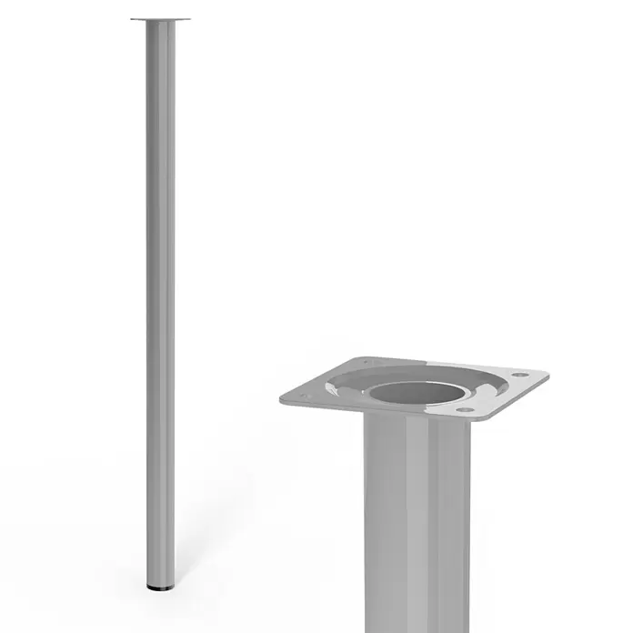 Möbelfuß - Ø x L: 30 x 700 mm, Grau - Detailaufnahme