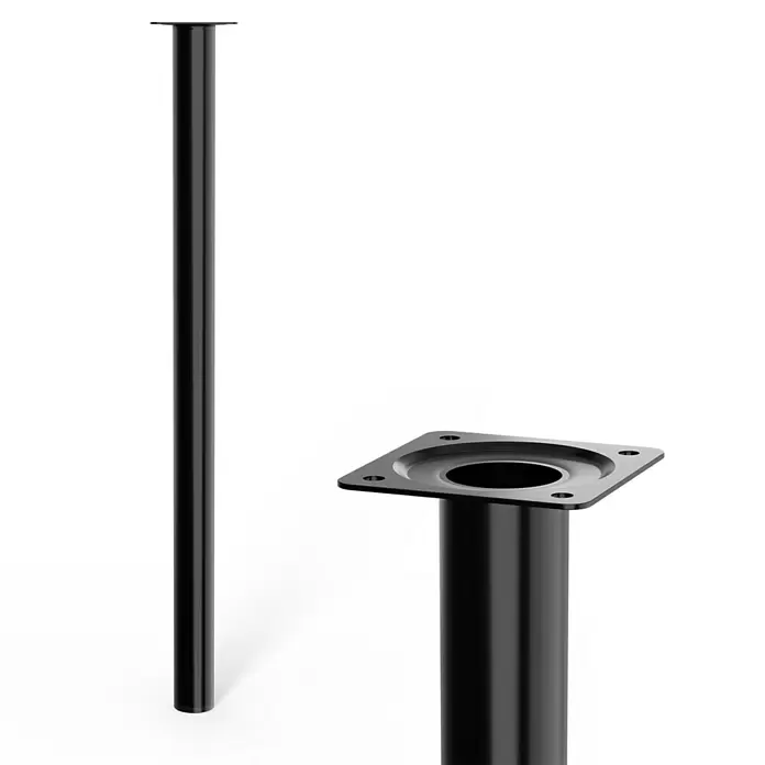 Möbelfuß - Ø x L: 30 x 500 mm, Schwarz - Detailaufnahme