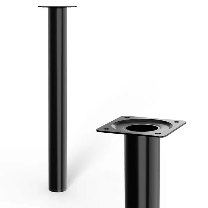 Möbelfuß - Ø x L: 30 x 200 mm, Schwarz - Detailaufnahme