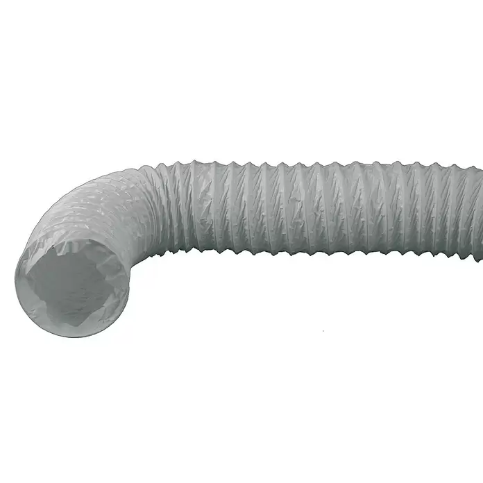 Nedco Afvoerslang droger, Flexibel - Wit, Lengte: 150 cm, Diameter aansluitstukken: 125 mm - Close-up