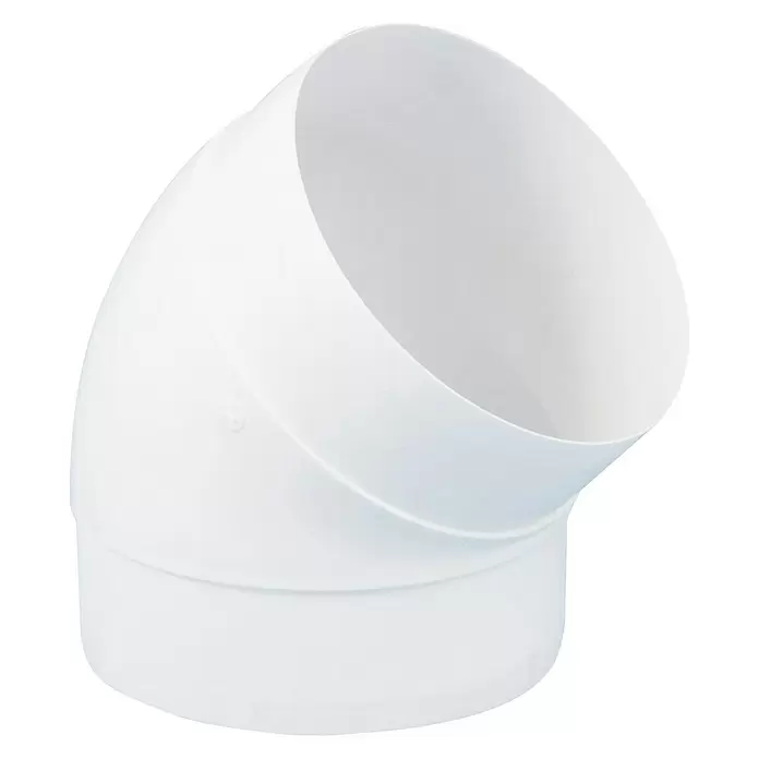 Nedco Bocht - Diameter: 150 mm, 45 ° - Diagonaal zicht