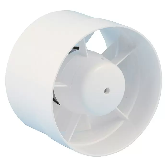 Nedco Buisventilator VKO 125 - Diameter: 125 mm, Wit - Diagonaal zicht