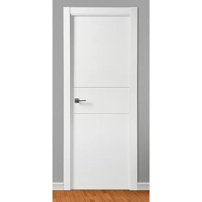 Solid Elements Puerta interior Munich - 72,5 x 203 cm, Apertura según normativa: Derecha, Blanco lacado, Macizo, Ciega - Foto ambiente