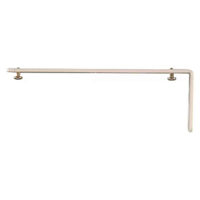 Escuadra para cortinas - L x An x Al: 15,5 x 1,6 x 5,2 cm, Específico para: Guías y rieles de cortina, Atornillado - Vista de perfil derecho