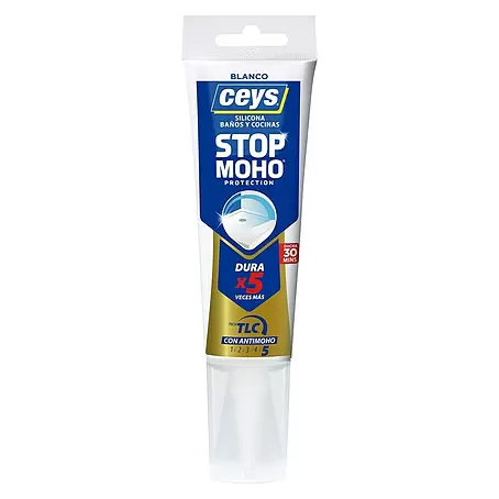 Ceys  Silicona para sanitarios y cocinas Stop Moho