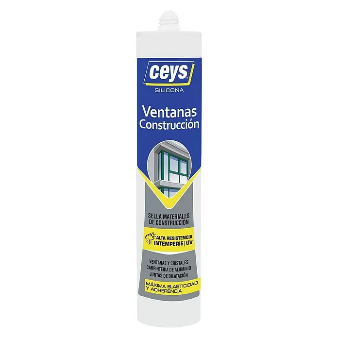 Ceys Silicona Ventanas Construcción - Transparente - Vista frontal