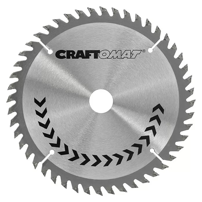 Craftomat Kreissägeblatt HM - 160 mm, Bohrung: 16/20 mm, 48 Zähne - Vorderansicht