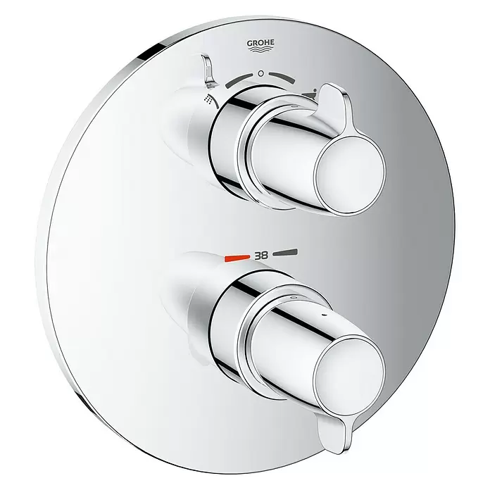 Grohe Grohtherm Special UP-Thermostatarmatur - Chrom, Glänzend - Diagonale Ansicht