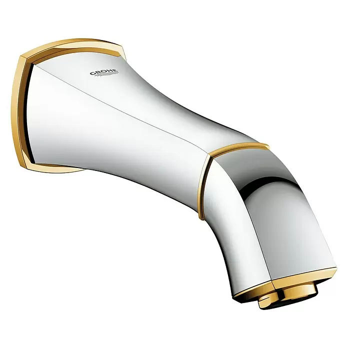 Grohe Grandera Wanneneinlauf - Chrom/Gold, Glänzend - Diagonale Ansicht