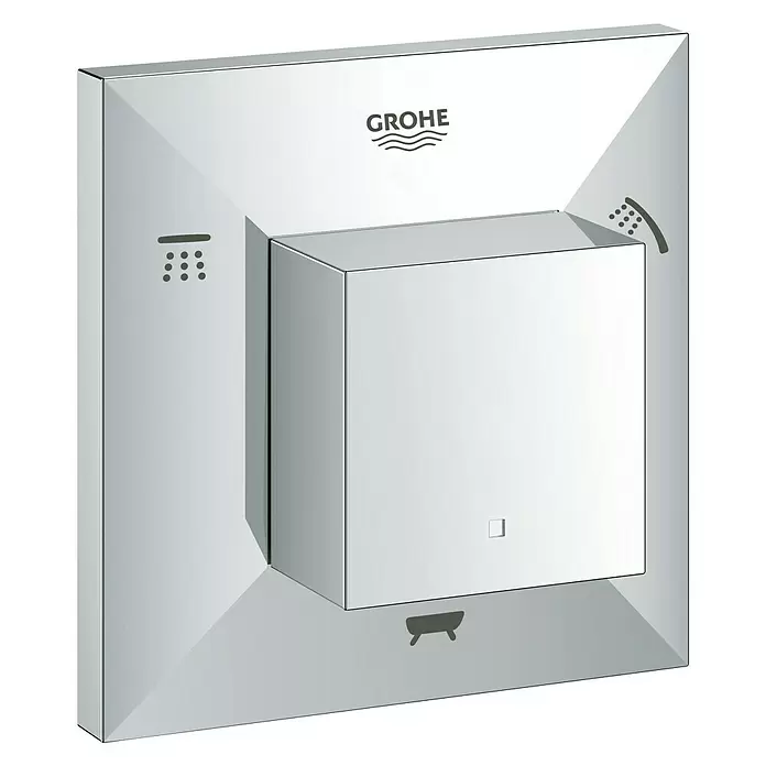 Grohe Allure Brilliant UP-Brausearmatur - Chrom, Glänzend - Diagonale Ansicht