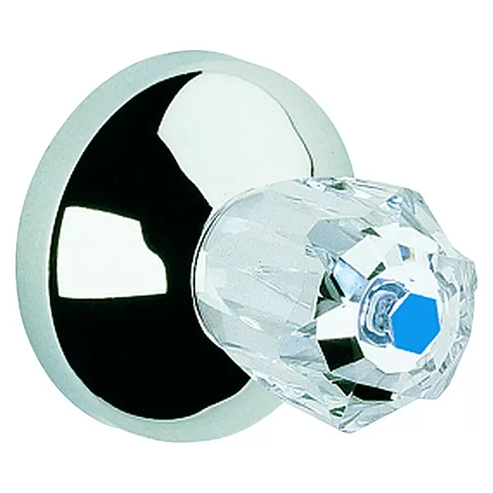 Grohe Unterputzventil-Oberteil Atlanta - Messing, Blau/Chrom - Diagonale Ansicht