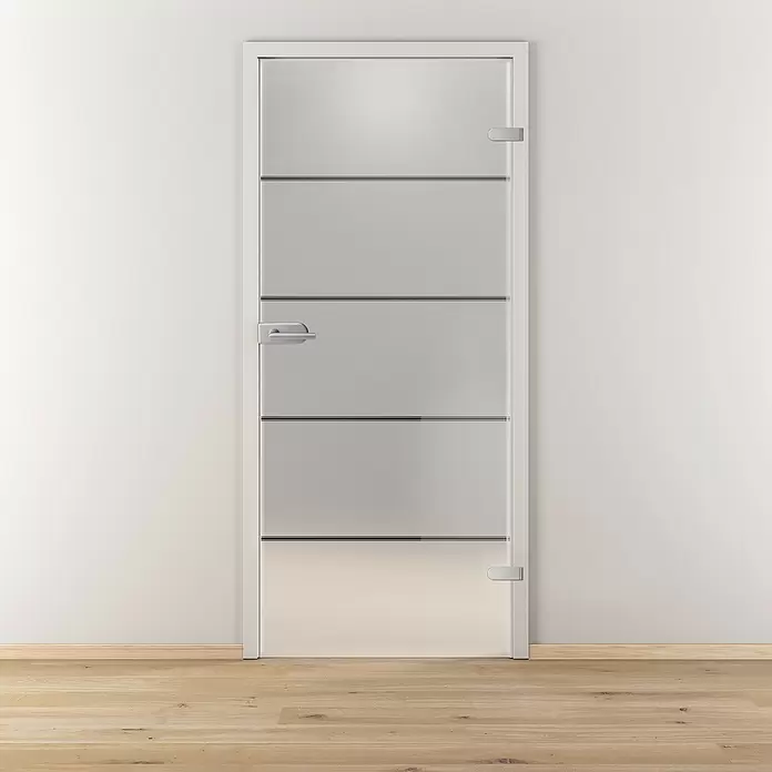 Diamond Doors Staklena vrata Jubidoor 6.0 - 828 x 1.984 mm - Živopisni prikaz