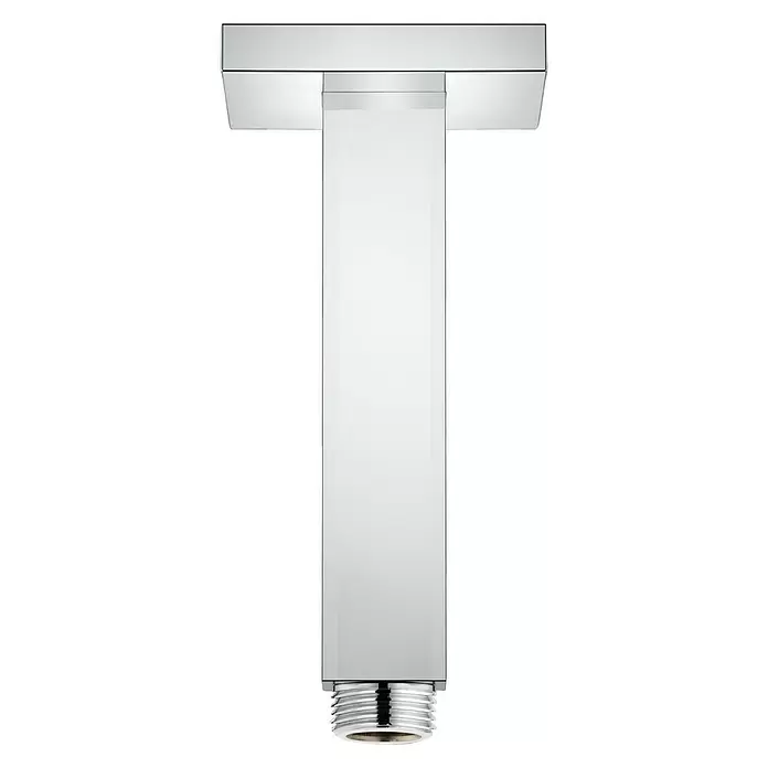 Grohe Brausearm Rainshower - Deckenmontage, Höhe: 15,4 cm, ½″, Eckig - Vorderansicht
