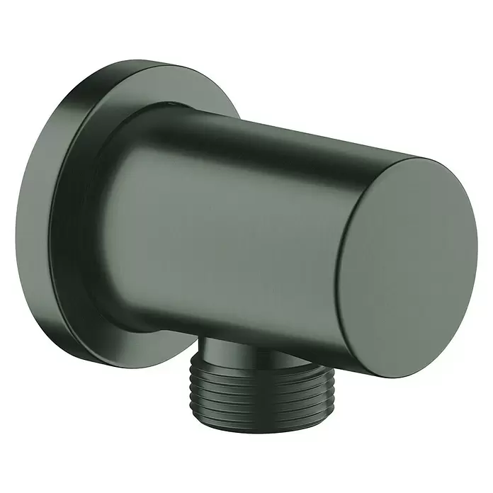 Grohe Brauseanschluss Rainshower - ½″, Hard Graphite gebürstet - Diagonale Ansicht