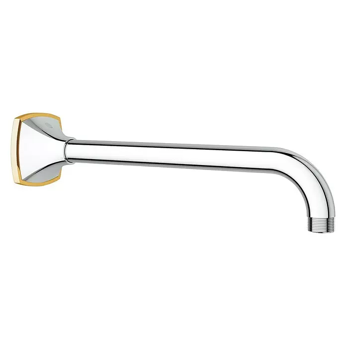 Grohe Grandera Brausearm - Länge: 28,5 cm, ½″, Rund - Diagonale Ansicht