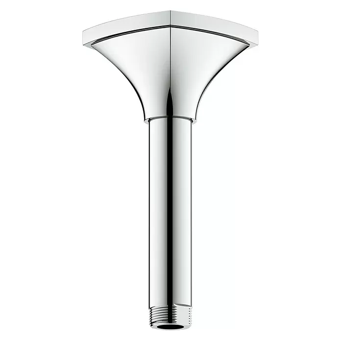 Grohe Brausearm Rainshower Grandera - Deckenmontage, ½″, Quadratisch, Höhe: 14,2 cm - Vorderansicht