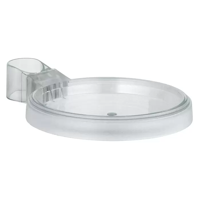 Grohe Seifenschale Relexa - Kunststoff, Transparent, Geeignet für: Brausestangen - Diagonale Ansicht
