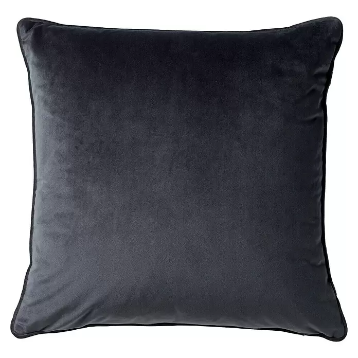 Kissen Finn - Charcoal Grey, 60 x 60 cm, 100 % Polyester - Vorderansicht