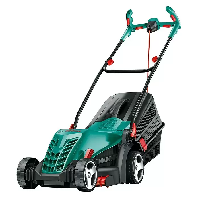 Bosch Elektro-Rasenmäher ARM 37 - 1,4 kW, Schnittbreite: 37 cm - Diagonale Ansicht