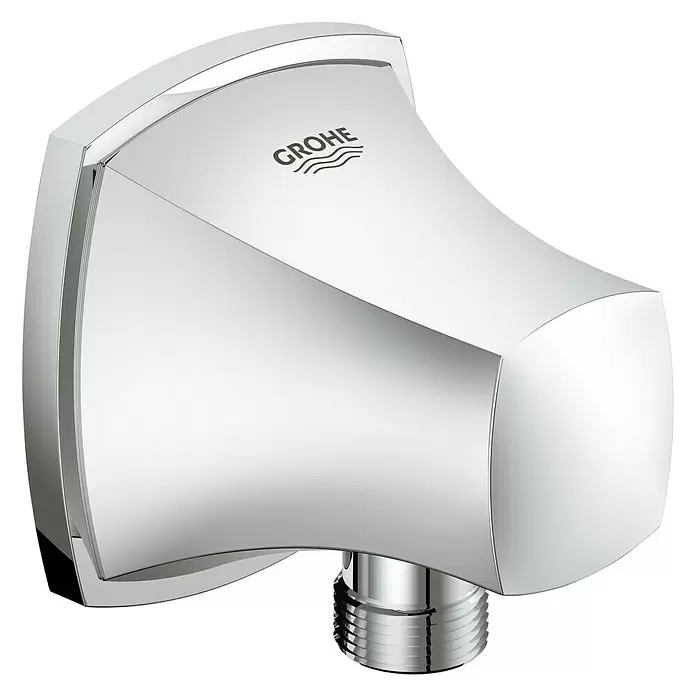 Grohe Grandera Brauseanschluss - ½″, Chrom - Diagonale Ansicht