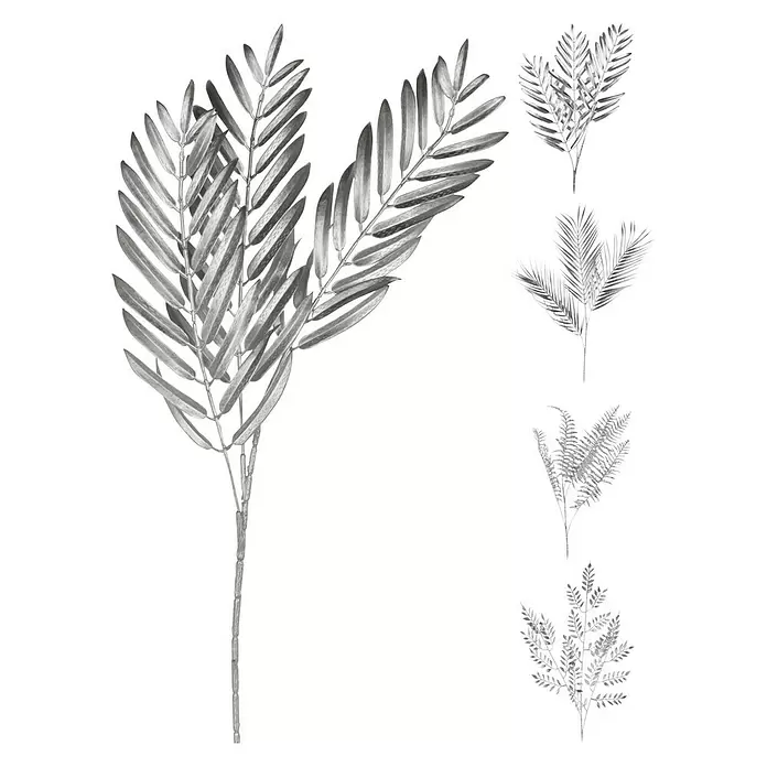 Decoratief artikel - Zilver, 1 stk. - Vooraanzicht
