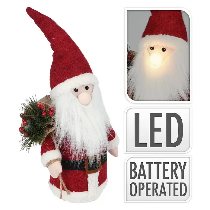 LED decoratief figuur - Kunststof, Hoogte: 41 cm - Diagonaal zicht