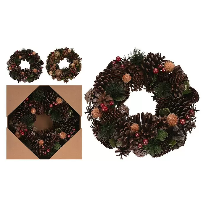 Decoratieve krans - 33 cm - Vooraanzicht