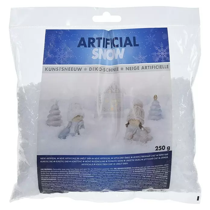 Decoratieve sneeuw - 1 stk. - Vooraanzicht