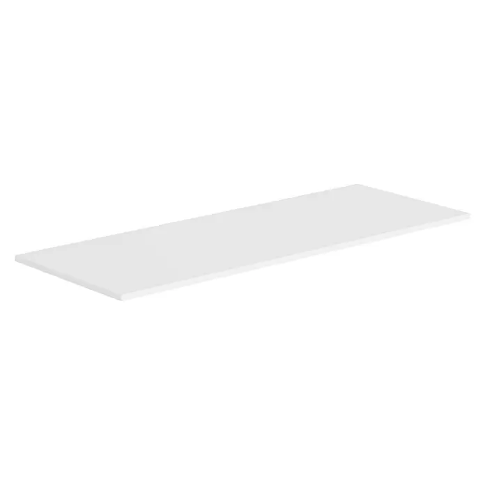 Encimera para lavabo Top 120 - 45,7 x 121 x 1,6 cm, Blanco - Vista angular