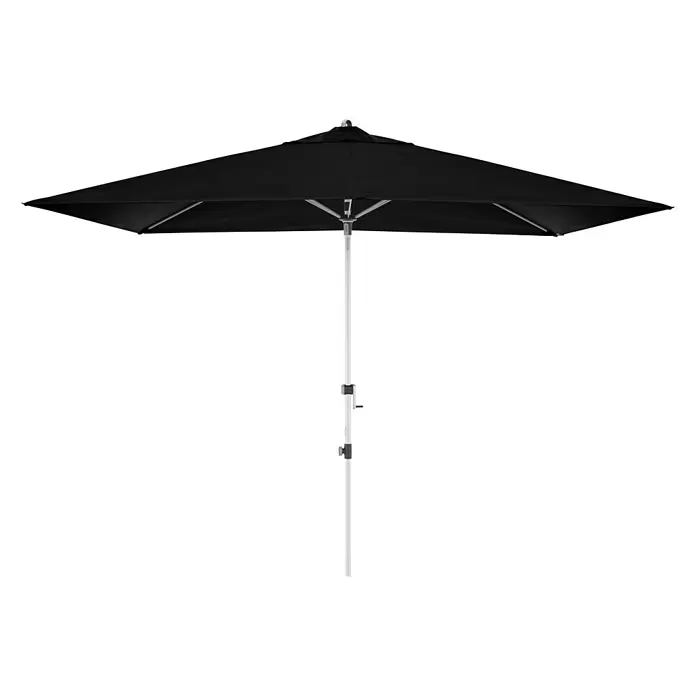 Doppler Expert Sonnenschirm Auto Tilt - Schwarz, 300 x 200 cm - Vorderansicht