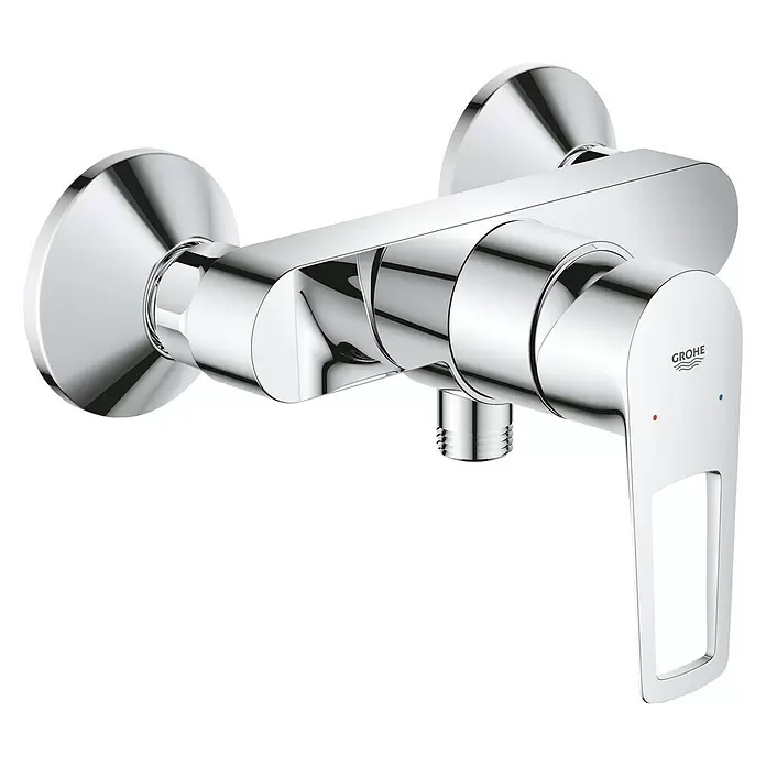 Grohe Brausearmatur Start Loop - Chrom, Glänzend - Diagonale Ansicht