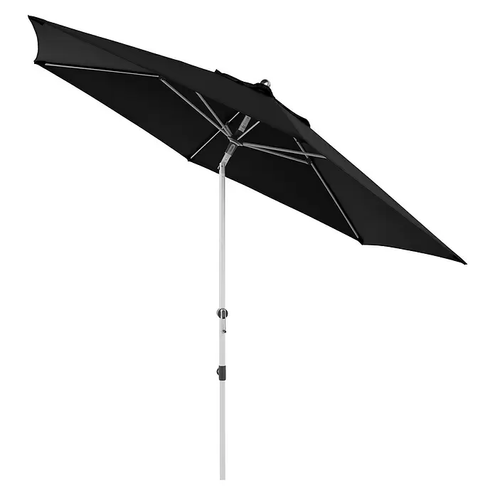 Doppler Expert Kurbelschirm Auto Tilt - Schwarz, Durchmesser: 320 cm - Diagonale Ansicht