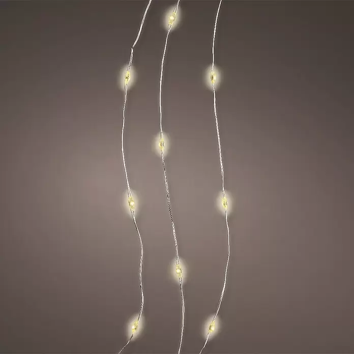 Guirnalda luminosa LED Int - Para interior, 95 cm, 20 luces, Color de luz: Blanco cálido - Producto en uso